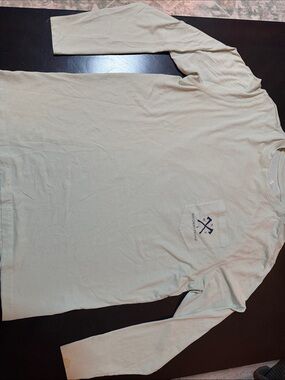 Men's Southern Proper Long Sleeve Top Pocket Tee - Light Green